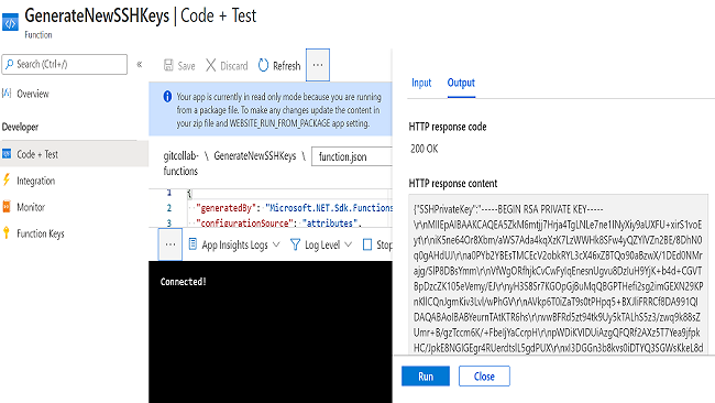 Creating An Azure API To Generate Random SSH Keys